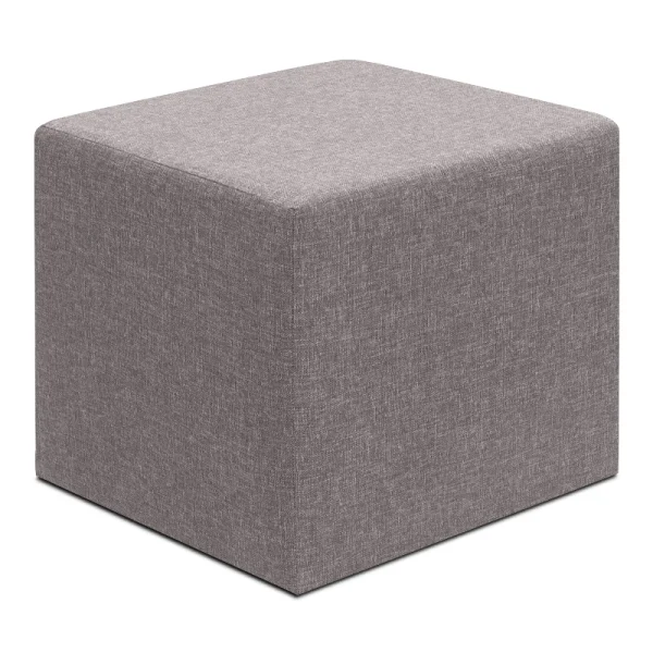 Σκαμπώ Linda Megapap υφασμάτινο χρώμα καφέ 40x40x40εκ.