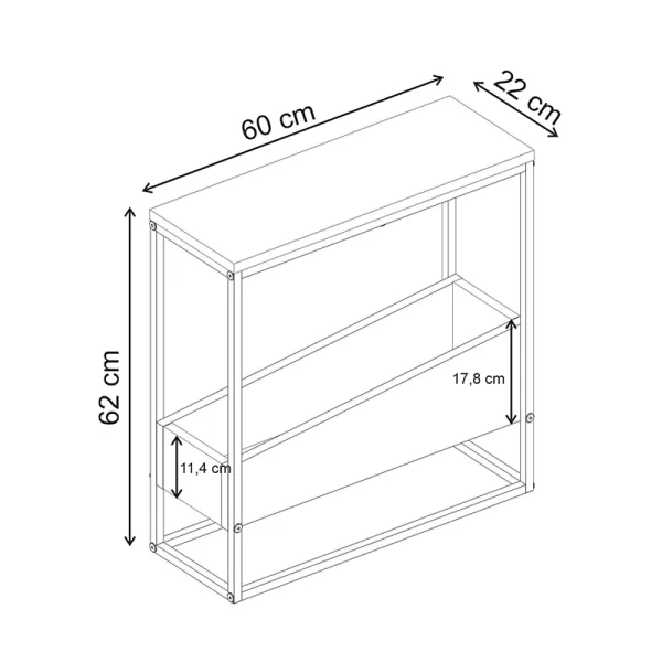 Τραπεζάκι βοηθητικό Lido Megapap χρώμα sandstone 60x22x62εκ. - Image 6